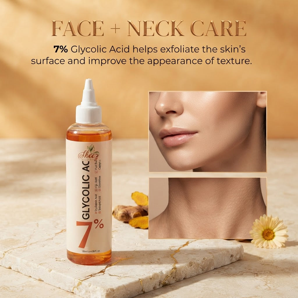 Turmeric & Glycolic Acid 7%Solution – Exfoliating & Radiance Toner