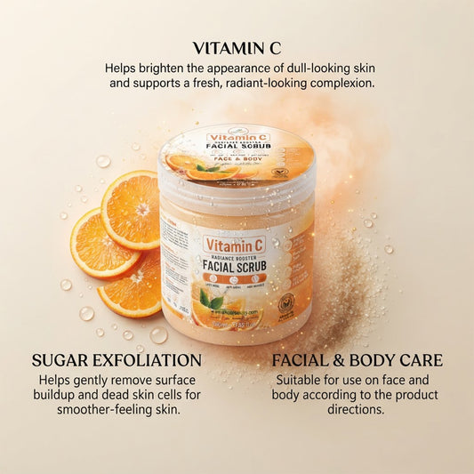 Vitamin C Radiance Booster Facial Sugar Scrub 500ml