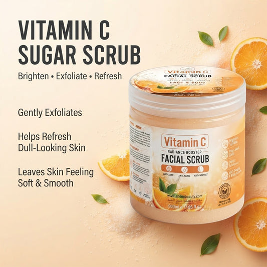 Vitamin C Radiance Booster Facial Sugar Scrub 500ml